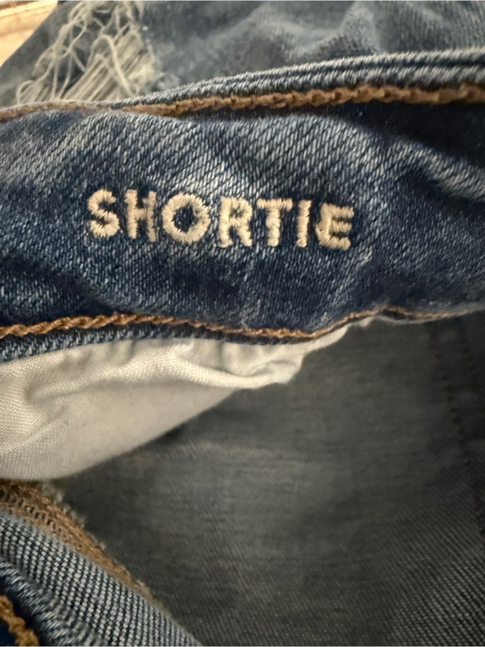 American Eagle Floral Embroidered Next Level Stretch Shortie Size 6 - Picture 10 of 11